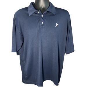 Balle de Match Men’s Polo Shirt VIP Dry Navy Tennis Logo Size Small